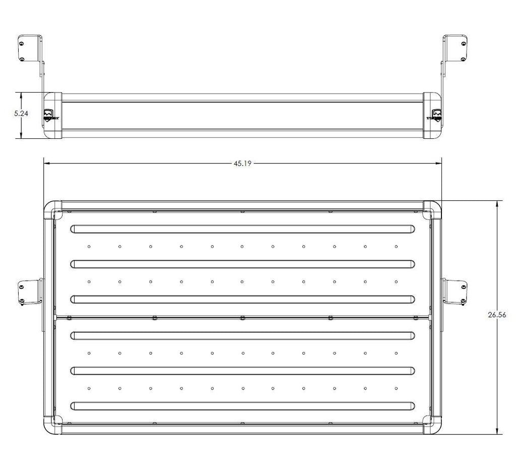 07-18 Wrangler JK 4 Door Wasatch Side Panel Kit Black TeraFlex