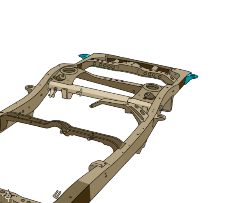 Rust Buster 01-07 Toyota Sequoia Rear Body Mount