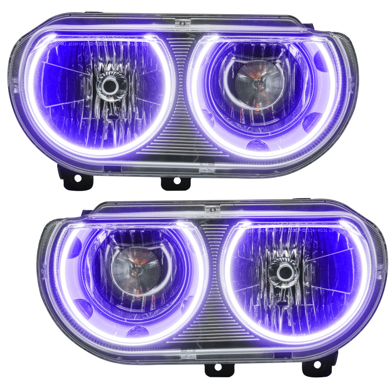 Oracle 08-14 Dodge Challenger SMD HL (Non-HID) - ColorSHIFT w/ Simple Controller