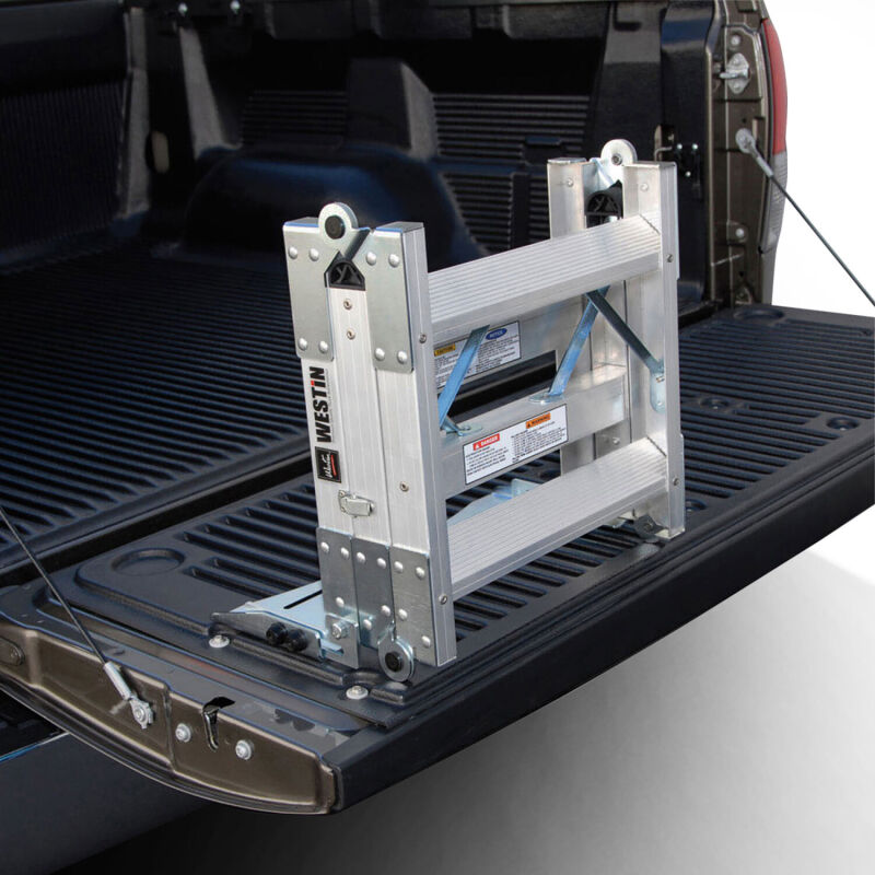 Westin Truck-Pal Tailgate Ladder - Aluminum