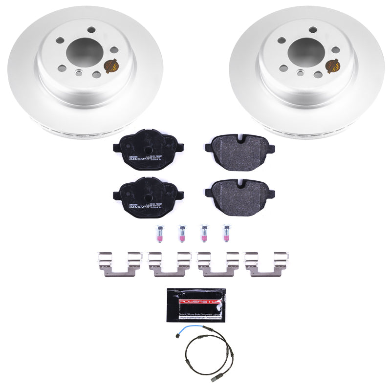 Power Stop 11-16 BMW 528i Rear Euro-Stop Brake Kit