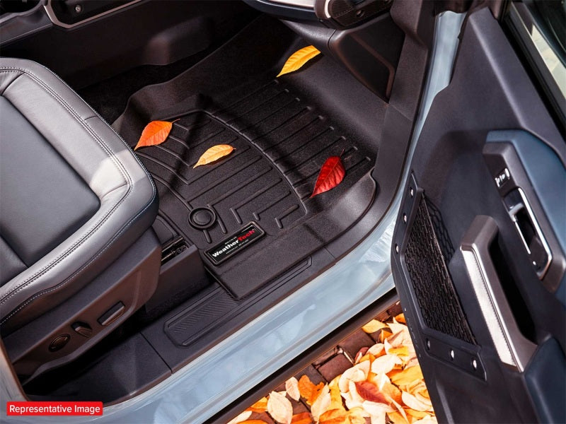 WeatherTech 25-25 Genesis G80 1st Row Front FloorLiner - Black