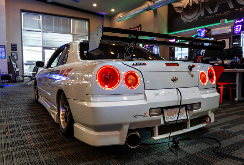 Oracle Nissan Skyline 98-01 LED Halo Kit Tail Light Halo Kit - White