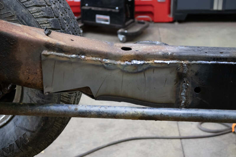 Rust Buster Front Frame Section Left Side