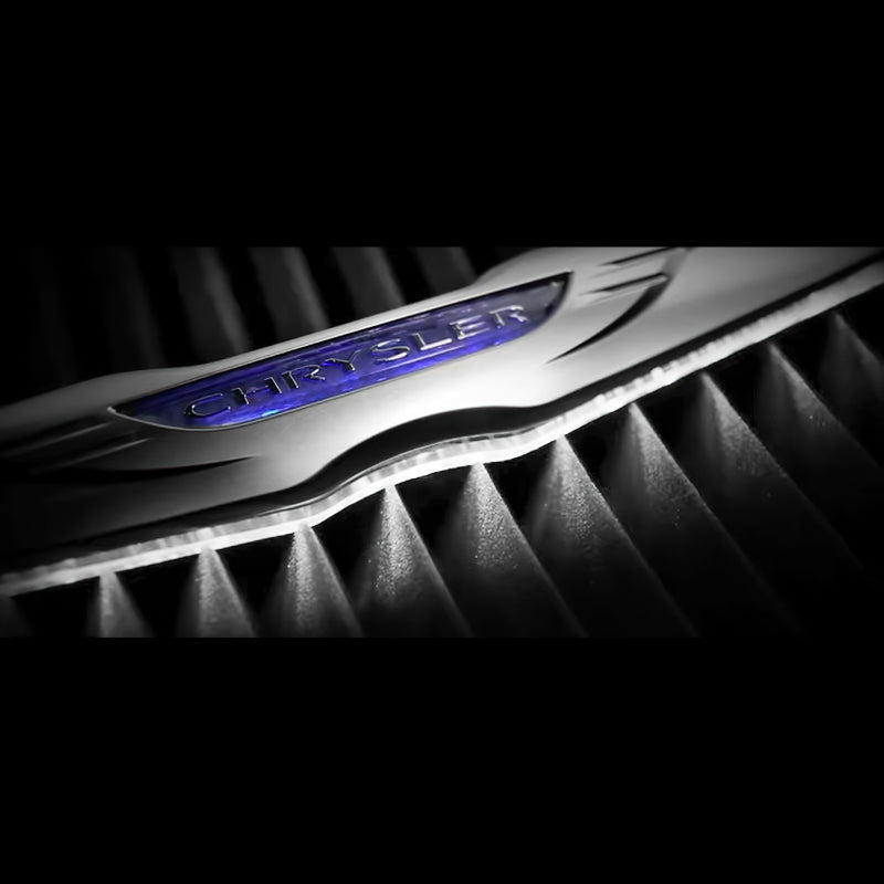 Oracle Chrysler Illuminated LED Sleek Wing - White