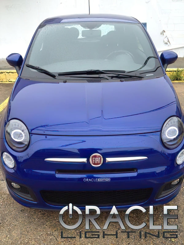 Oracle Fiat 500 12-17 Halo Kit - ColorSHIFT w/ BC1 Controller
