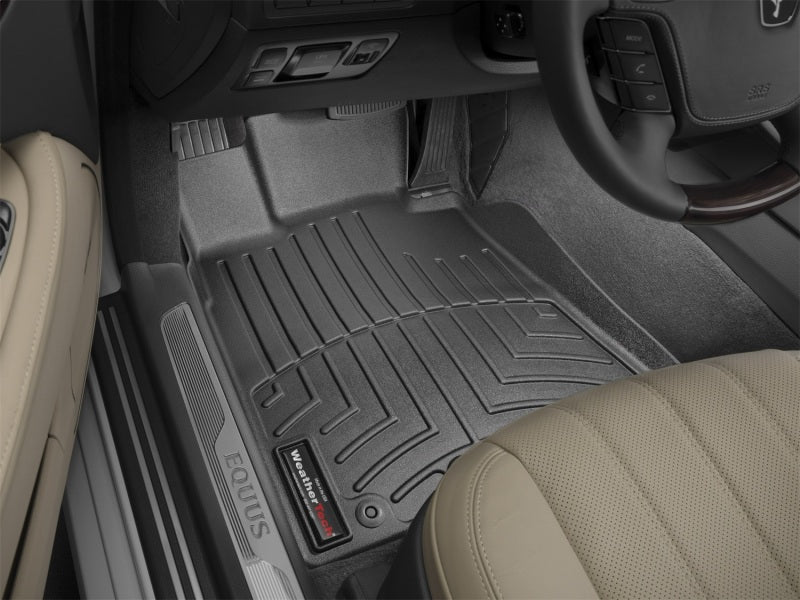 WeatherTech 11+ Hyundai Genesis Front FloorLiner - Black
