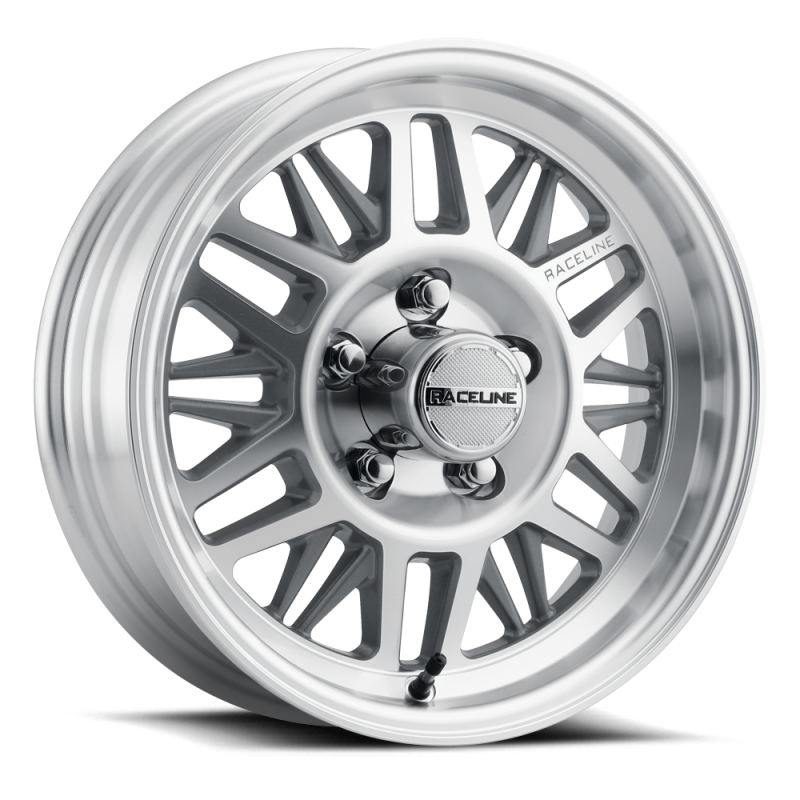 Raceline 451MC Ryno TR Trailer 14x6in / 5X4.5 BP / 0mm Offset / 3.19mm Bore - Machined CC