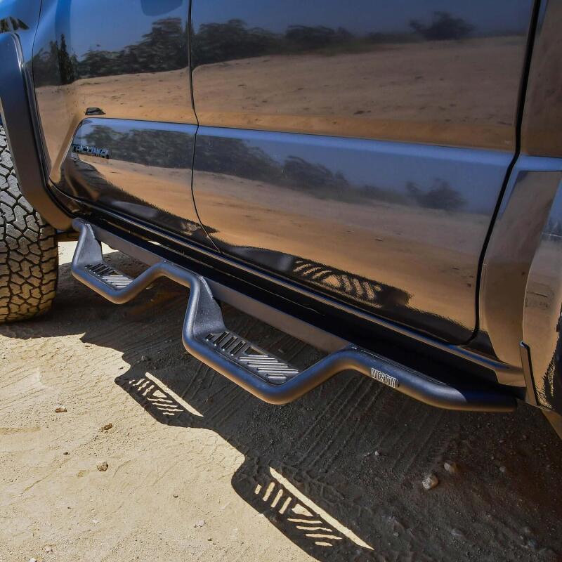 Westin 2024-2026 Toyota Tacoma Dbl Cab Outlaw Drop Nerf Step Bars - Textured Black
