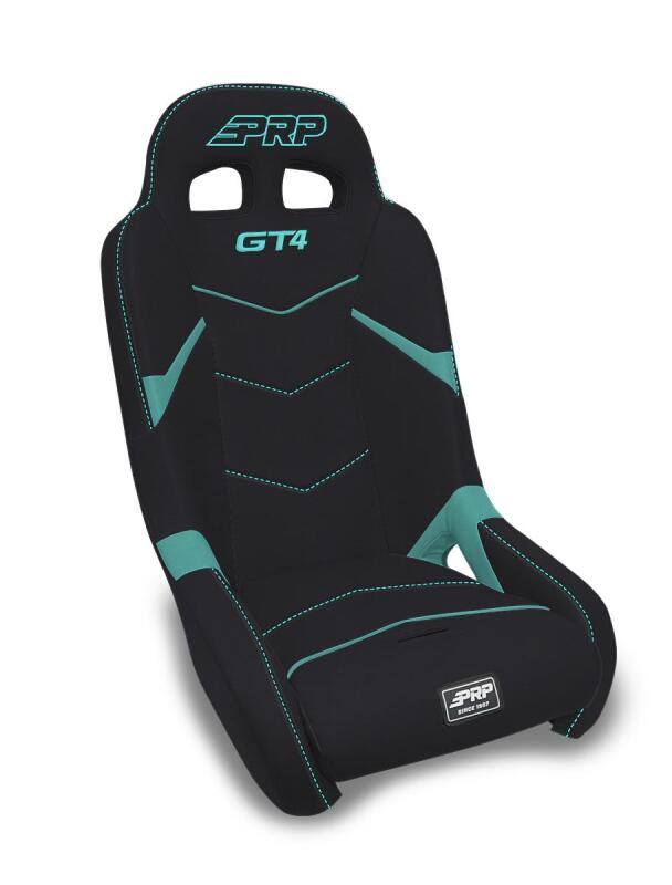 PRP Polaris RZR/Can-Am Maverick GT4 Suspension Seat - Black/Teal