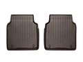 WeatherTech 11-18 Audi A8 Rear FloorLiner - Cocoa (L Model Only)
