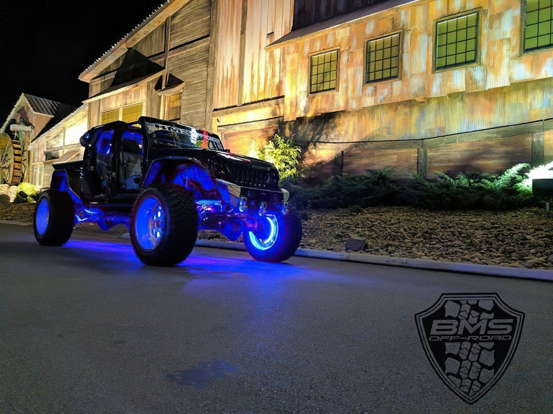 Oracle LED Illuminated Wheel Rings - Double LED - Blue