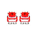 Power Stop 06-10 Jeep Commander Front Red Calipers w/Brackets - Pair