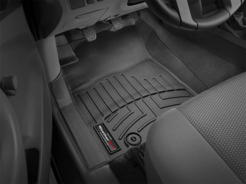 WeatherTech 12-13 Toyota Tacoma Front FloorLiner - Black