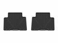 WeatherTech 23-26 Chevrolet Colorado 2nd Row Rear All-Weather Floor Mats - Black