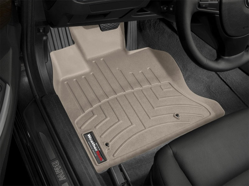 WeatherTech 10+ BMW 5-Series Front FloorLiner - Tan