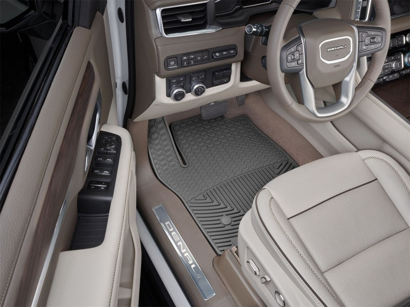 WeatherTech 21+ Cadillac Escalade Front Rubber Mats - Black