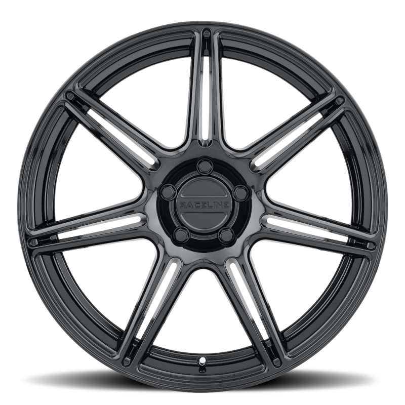 Raceline 148B Apex 20x8.5in / 5X114.3 BP / 40mm Offset / 72.62mm Bore - Gloss Black