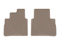 WeatherTech 21+ Nissan Rogue Rear Rubber Mats (Tan)