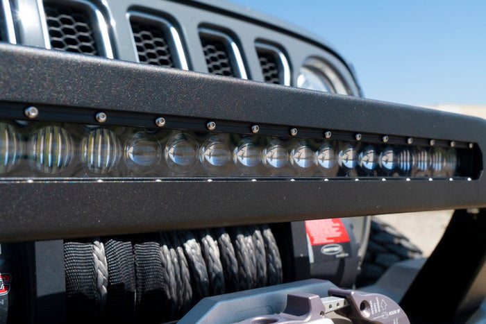 18 Inch Single Row Blackout Led Light Bar Body Armor 4X4