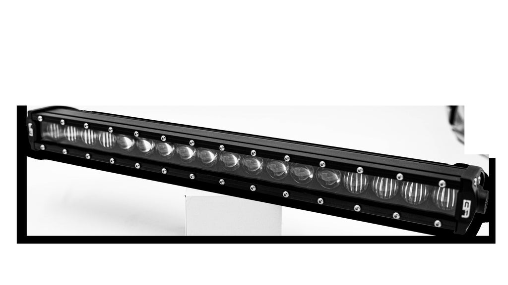 18 Inch Single Row Blackout Led Light Bar Body Armor 4X4