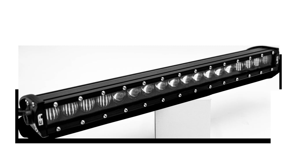 18 Inch Single Row Blackout Led Light Bar Body Armor 4X4