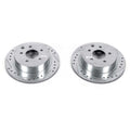 Power Stop 93-97 Infiniti J30 Rear Evolution Drilled & Slotted Rotors - Pair