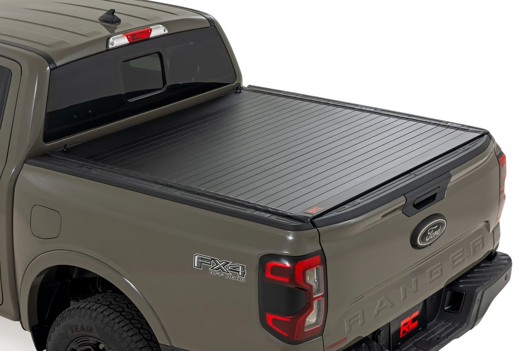 Hard Roll Up Bed Cover 5 Foot Bed Ford Ranger 2WD/4WD (2024-2026) Rough Country