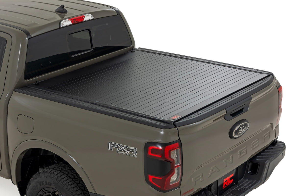 Hard Roll Up Bed Cover 5 Foot Bed Ford Ranger 2WD/4WD (2024-2026) Rough Country
