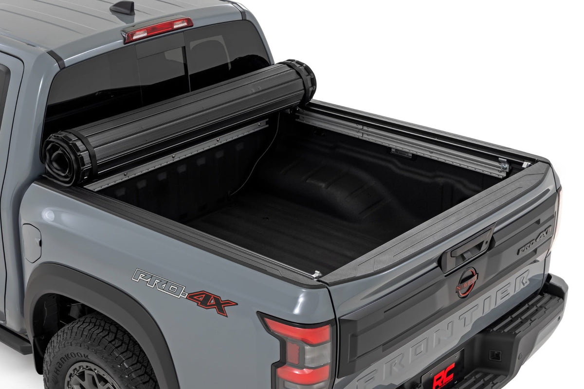Hard Roll Up Bed Cover 5 Foot Bed Nissan Frontier 2WD/4WD (2022-2026) Rough Country