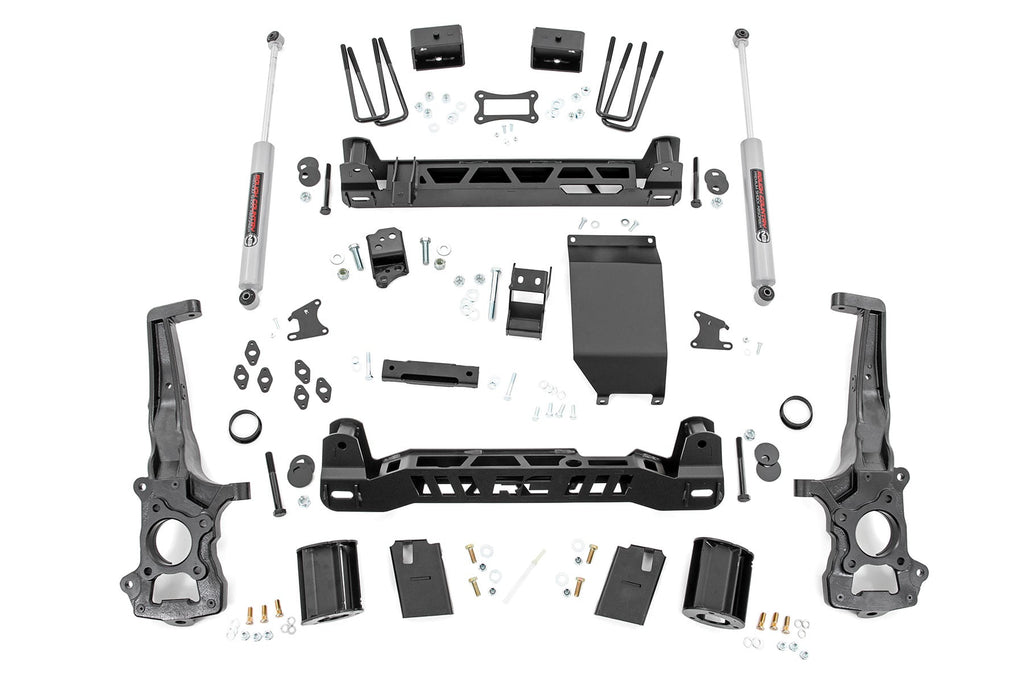 6 Inch Lift Kit Aluminum Knuckles Ford Ranger 4WD (2019-2023) Rough Country