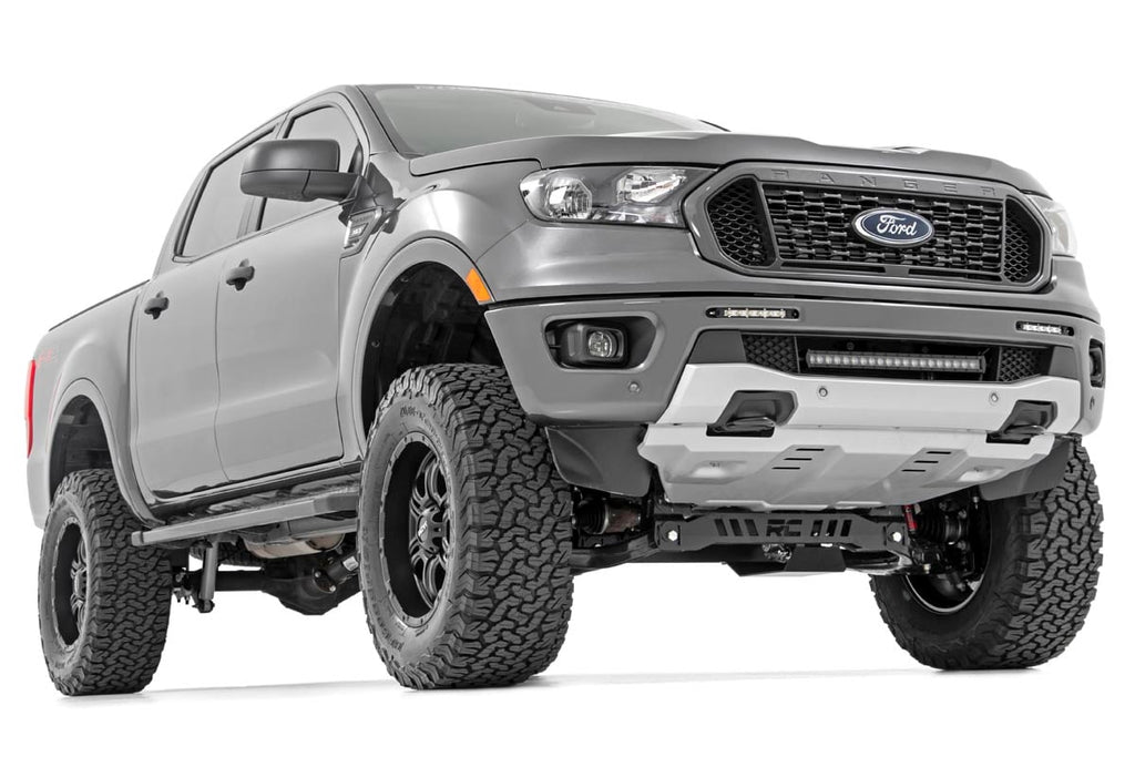 6 Inch Lift Kit N3 Struts Aluminum Knuckles Ford Ranger 4WD (2019-2023) Rough Country