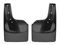 WeatherTech 19+ Dodge Ram w/ Factory Flares Rear No Drill Mudflaps - Black