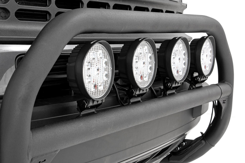 Nudge Bar 4 Inch Round Led (x4) Ford Bronco Sport 4WD (2021-2024) Rough Country