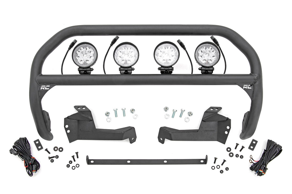 Nudge Bar 4 Inch Round Led (x4) Ford Bronco Sport 4WD (2021-2024) Rough Country