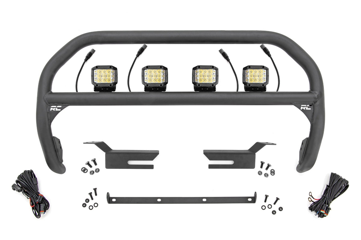 Nudge Bar 3 Inch Wide Angle Led (x4) Ford Bronco 4WD (2021-2025) Rough Country