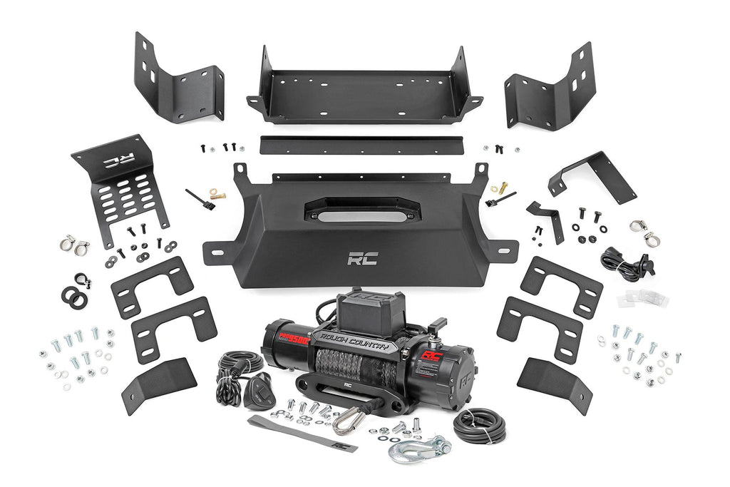 Hidden Winch Mount 9500S Ford Bronco 4WD (2021-2025) Rough Country