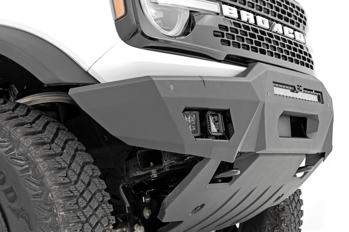 Front Bumper Modular Full Wings Amber DRL Ford Bronco 4WD (2021-2025) Rough Country