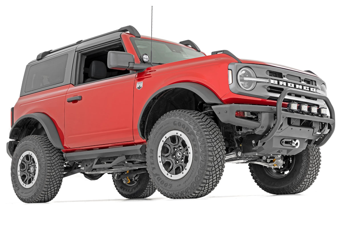 Nudge Bar 20 Inch Black DRL Single Row LED OE Modular Steel Ford Bronco (21-25) Rough Country