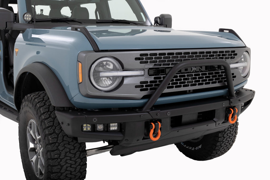 Safari Bar 6.5 Inch Round LED OE Modular Steel Ford Bronco 4WD (21-25) Rough Country
