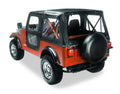 Replace-A-Top for OEM Hardware For Jeep 1976-1986 CJ7 Clear Black Crush Door Skins Included Bestop