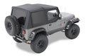 Replace-A-Top for OEM Hardware For Jeep 1987 Wrangler YJ Clear Black Crush Door Skins Included Bestop