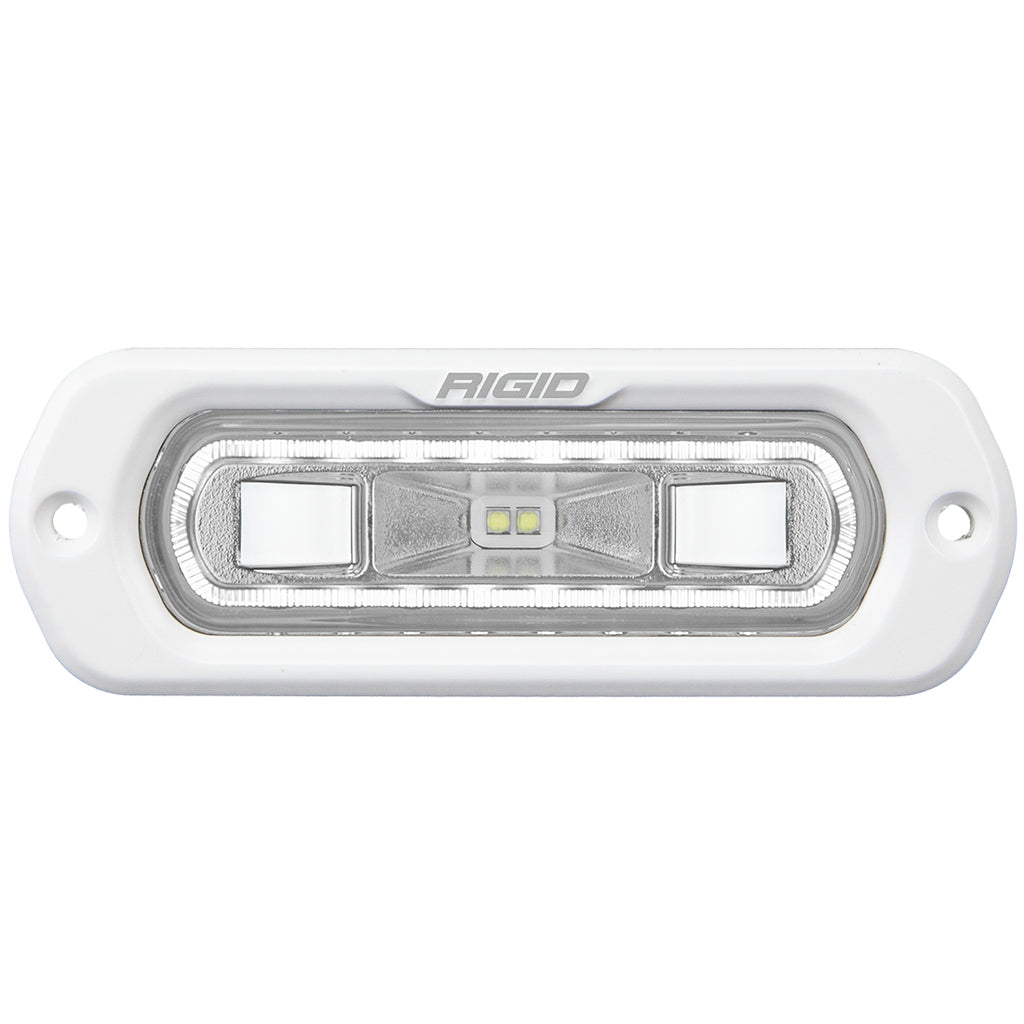 SR-L Series Marine Spreader Pod 2 Wire Flush Mount White With Halo RIGID Industries
