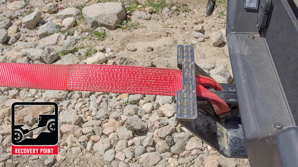 Hitch Skid Easy To Install, No Tools Required Body Armor 4X4