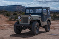 Tigertop Soft Top For Jeep 1953-1964 CJ3B Black Crush Bestop