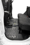 Jeep Rear Floor Mats For Jeep 2018-Current Wrangler JL Black Bestop