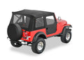 Supertop Classic Squareback Soft Tops For Jeep 1955-1975 CJ5 Clear Bestop