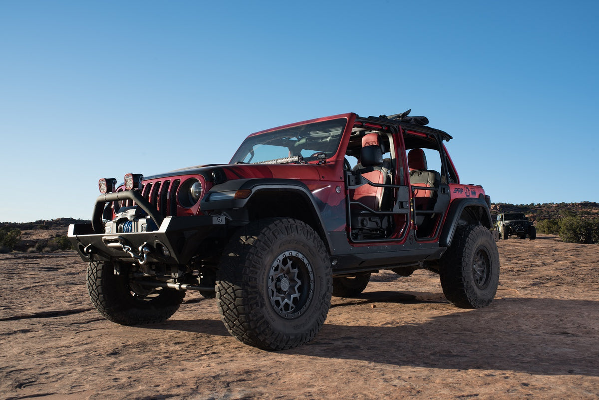 Jeep Tube Doors HighRock 4x4 Element Doors For Jeep 2020-2024 Gladiator Matte Black Bestop
