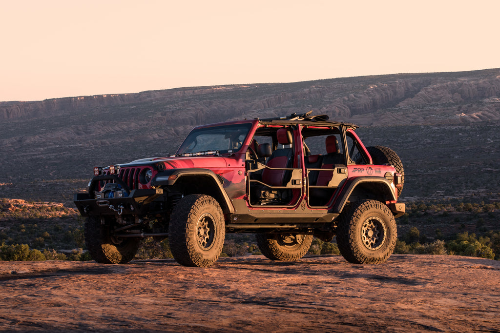 Jeep Tube Doors HighRock 4x4 Element Doors For Jeep 2020-2024 Gladiator Matte Black Bestop