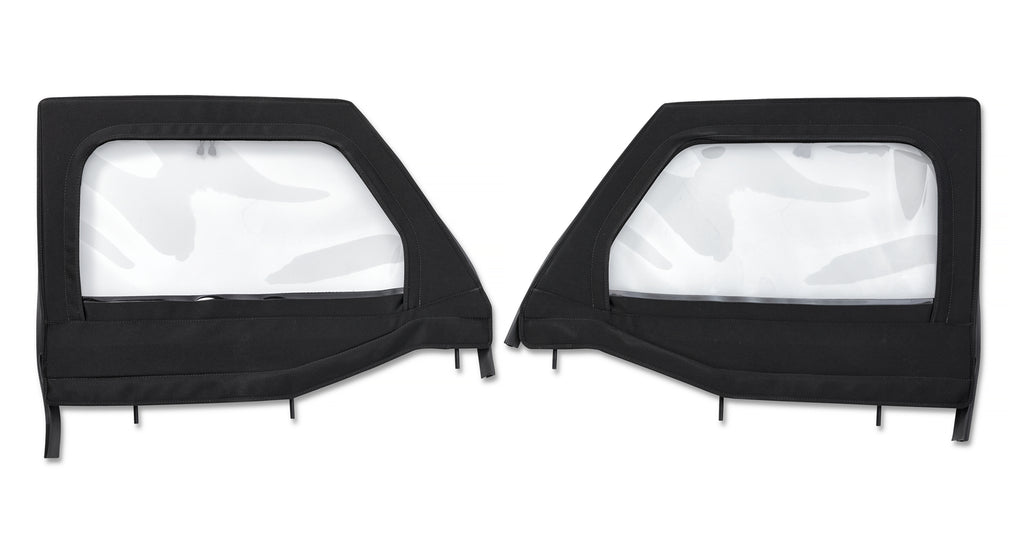 Jeep Half Doors HighRock 4x4 Element Upper Fabric Half Doors For Jeep 2020-2024 Gladiator Front Pair Bestop